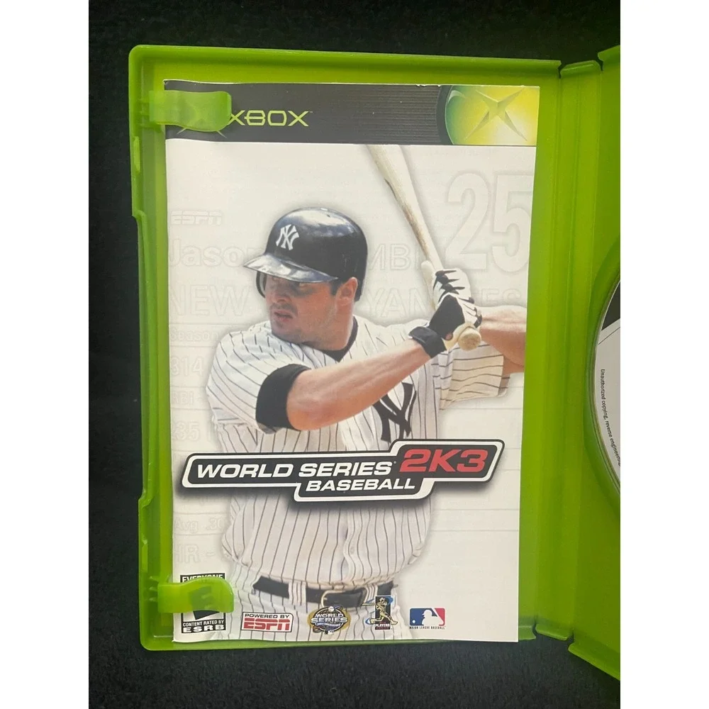 World Series 2K3 Baseball Microsoft Xbox Original Sega Sports CIB Jason Giambi